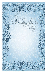 Wedding Program Cover Template 11A - Graphic 9